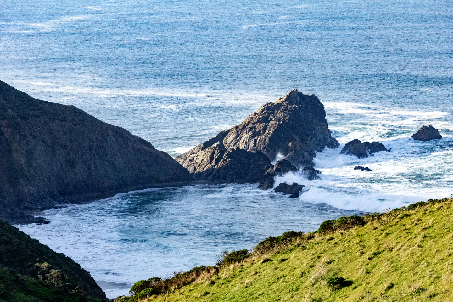 Rugged Point Reyes headland jutting into the Pacific.